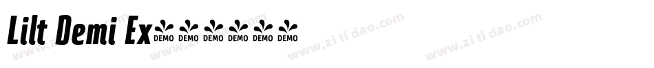Lilt Demi Ex字体转换